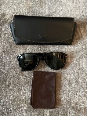Persol Black Sunglasses with Black Case